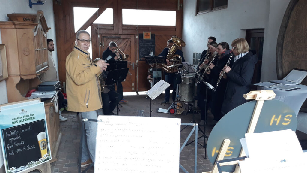 Ständchen beim Vereinswirt