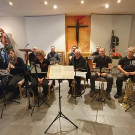 Weihnachtslieder im Altenzentrum in Landau